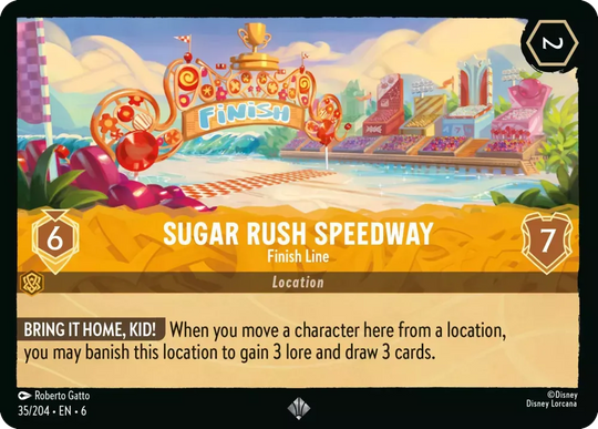 6AZS-035, SR, Sugar Rush Speedway (Foil)