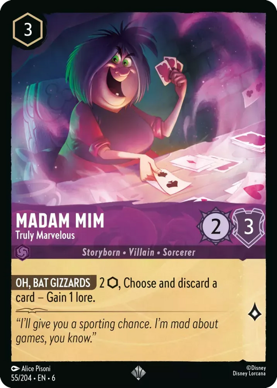 6AZS-055, SR, Madam Mim - Truly Marvelous (Foil)