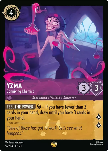 6AZS-056, L, Yzma - Conniving Chemist (Foil)