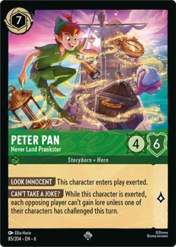 6AZS-085, SR, Peter Pan - Never Land Prankster