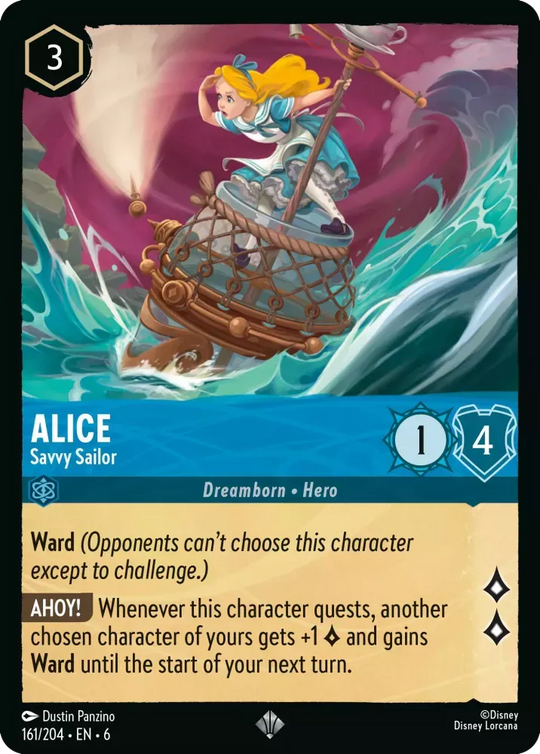 6AZS-161, SR, Alice - Savvy Sailor (Foil)