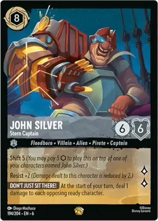 6AZS-194, L, John Silver - Stern Captain (Foil)