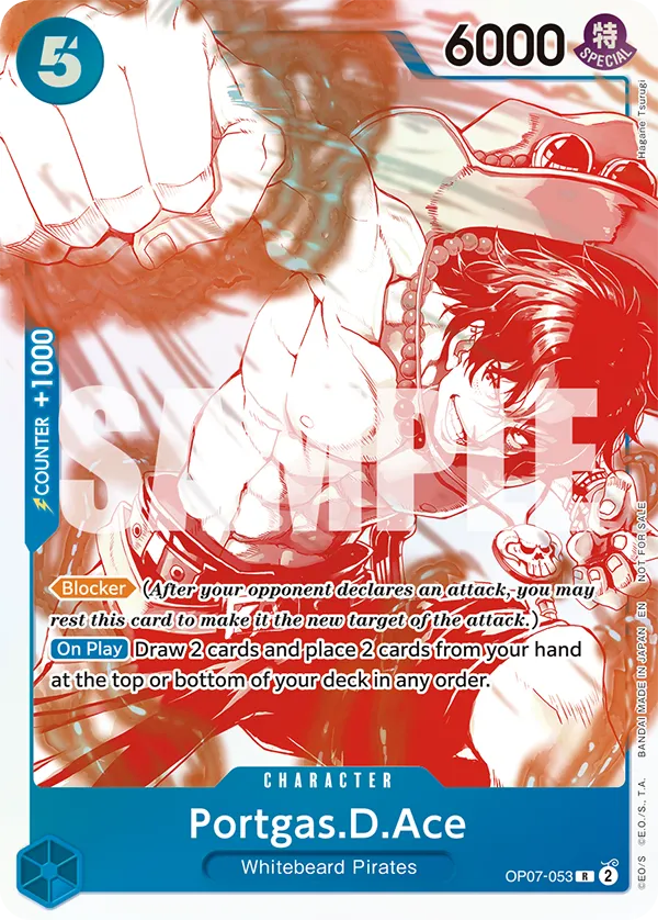 OP07-053, R, Portgas.D.Ace (3rd Anniversary Treasure Campaign)