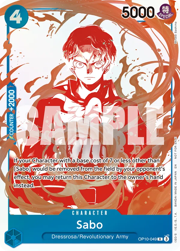 OP10-049, R, Sabo (3rd Anniversary Treasure Campaign)