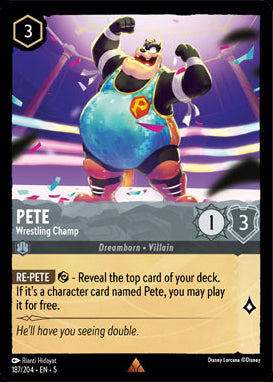 5SSK-187, R, Pete - Wrestling Champ (Foil)