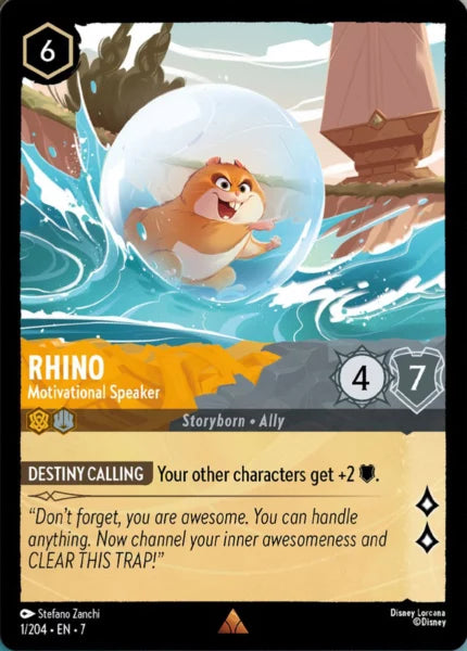 7ARC-001, R, Rhino - Motivational Speaker (Foil)