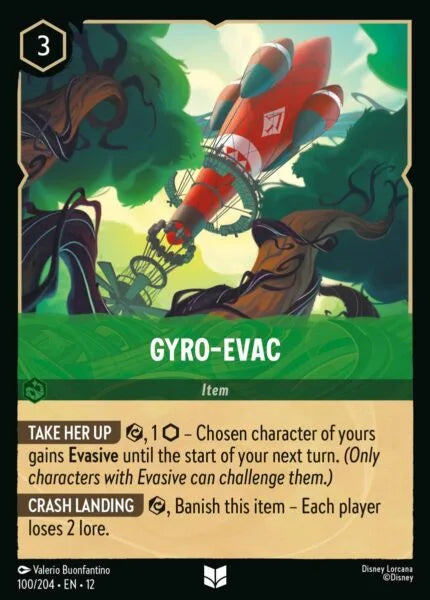12WIL-100, UC, Gyro-Evac (Foil)