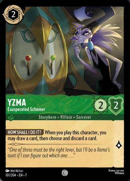 7ARC-101, C, Yzma - Exasperated Schemer (Foil)