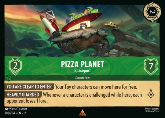 12WIL-102, R, Pizza Planet - Spaceport
