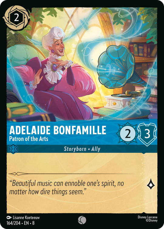 8ROF-164, C, Adelaide Bonfamille - Patron of the Arts (Foil)
