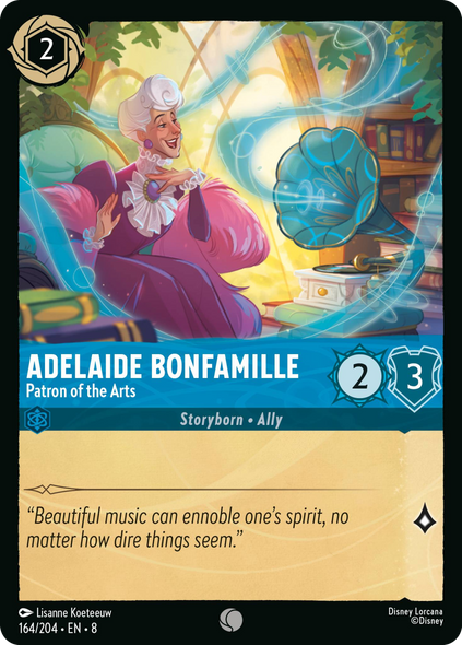 8ROF-164, C, Adelaide Bonfamille - Patron of the Arts (Foil)