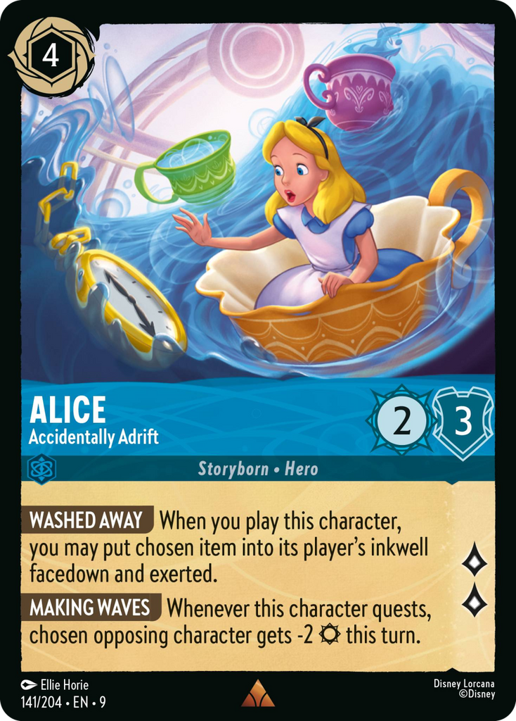 9FAB-141, R, Alice - Accidentally Adrift (Foil)