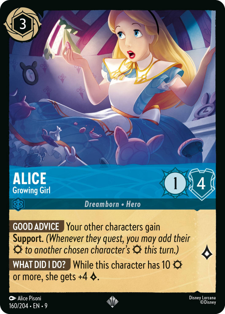9FAB-160, SR, Alice - Growing Girl (Foil)