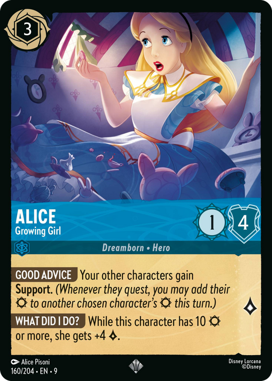 9FAB-160, SR, Alice - Growing Girl (Foil)