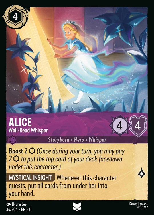 11WSP-036, UC, Alice - Well-Read Whisper