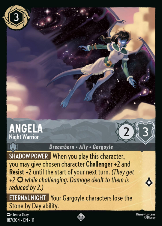 11WSP-187, SR, Angela - Night Warrior