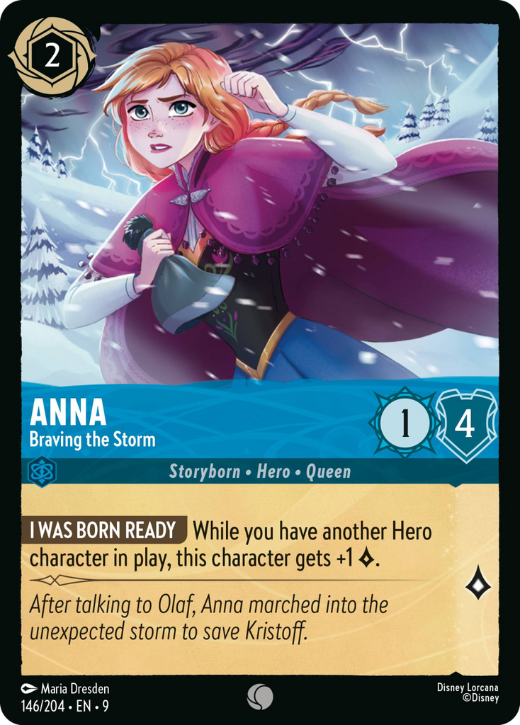 9FAB-146, C, Anna - Braving the Storm (Foil)