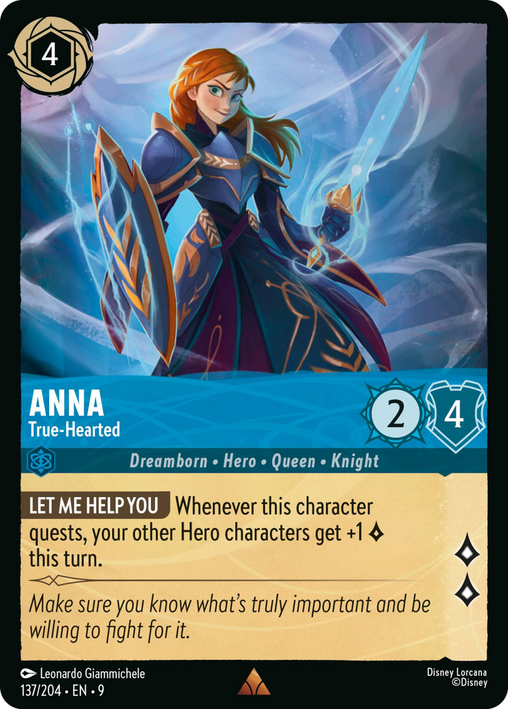 9FAB-137, R, Anna - True-Hearted (Foil)