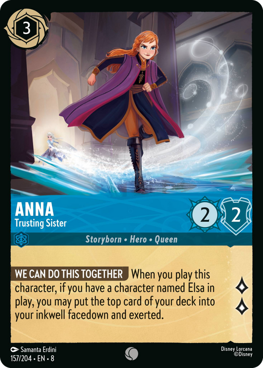 8ROF-157, C, Anna - Trusting Sister (Foil)