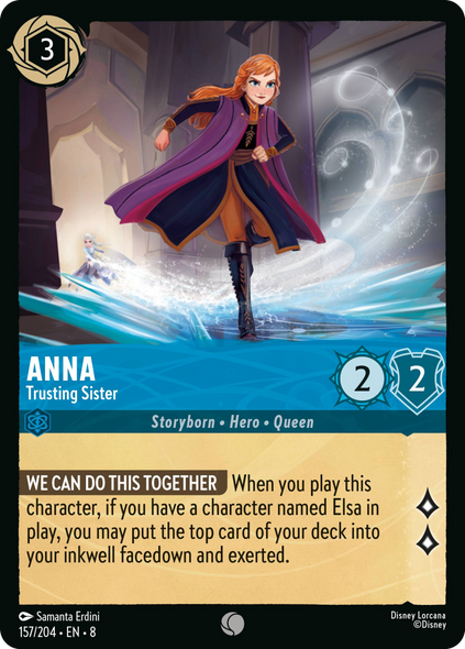 8ROF-157, C, Anna - Trusting Sister (Foil)
