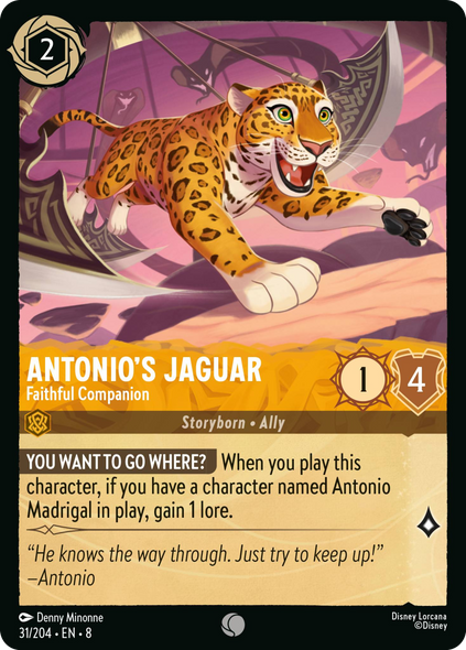 8ROF-031, C, Antonio's Jaguar - Faithful Companion