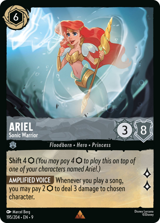 9FAB-195, R, Ariel - Sonic Warrior (Foil)