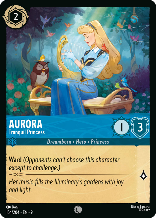 9FAB-154, C, Aurora - Tranquil Princess (Foil)