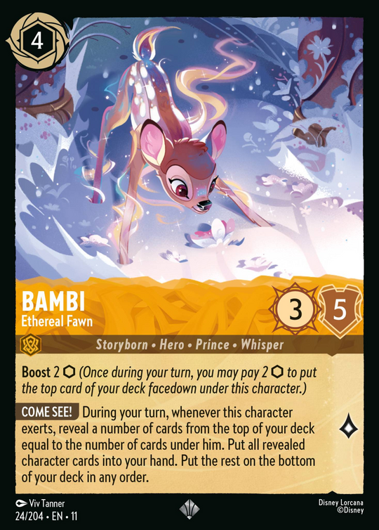 11WSP-024, SR, Bambi - Ethereal Fawn