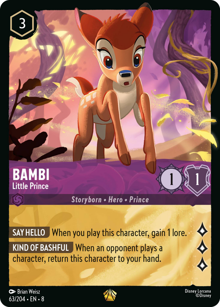 8ROF-063, L, Bambi - Little Prince (Foil)