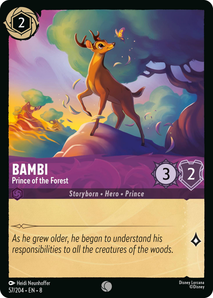 8ROF-057, C, Bambi - Prince of the Forest