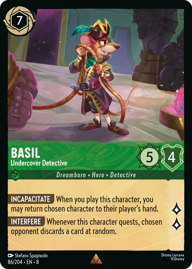 8ROF-086, R, Basil - Undercover Detective