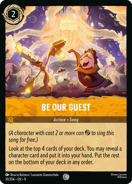 9FAB-031, C, Be Our Guest