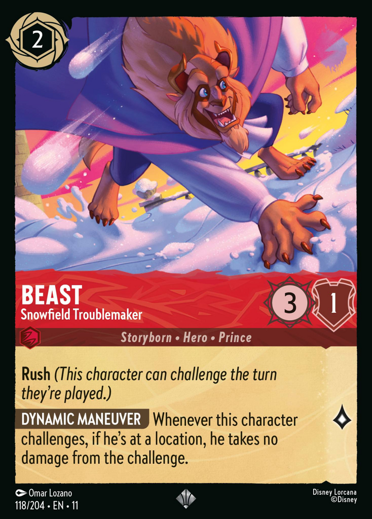 11WSP-118, SR, Beast - Snowfield Troublemaker