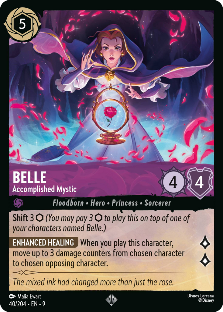 9FAB-040, SR, Belle - Accomplished Mystic (Foil)