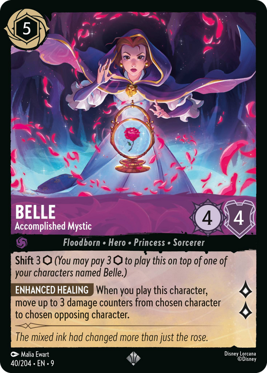 9FAB-040, SR, Belle - Accomplished Mystic (Foil)