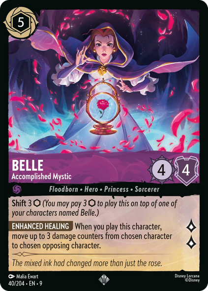 9FAB-040, SR, Belle - Accomplished Mystic (Foil)