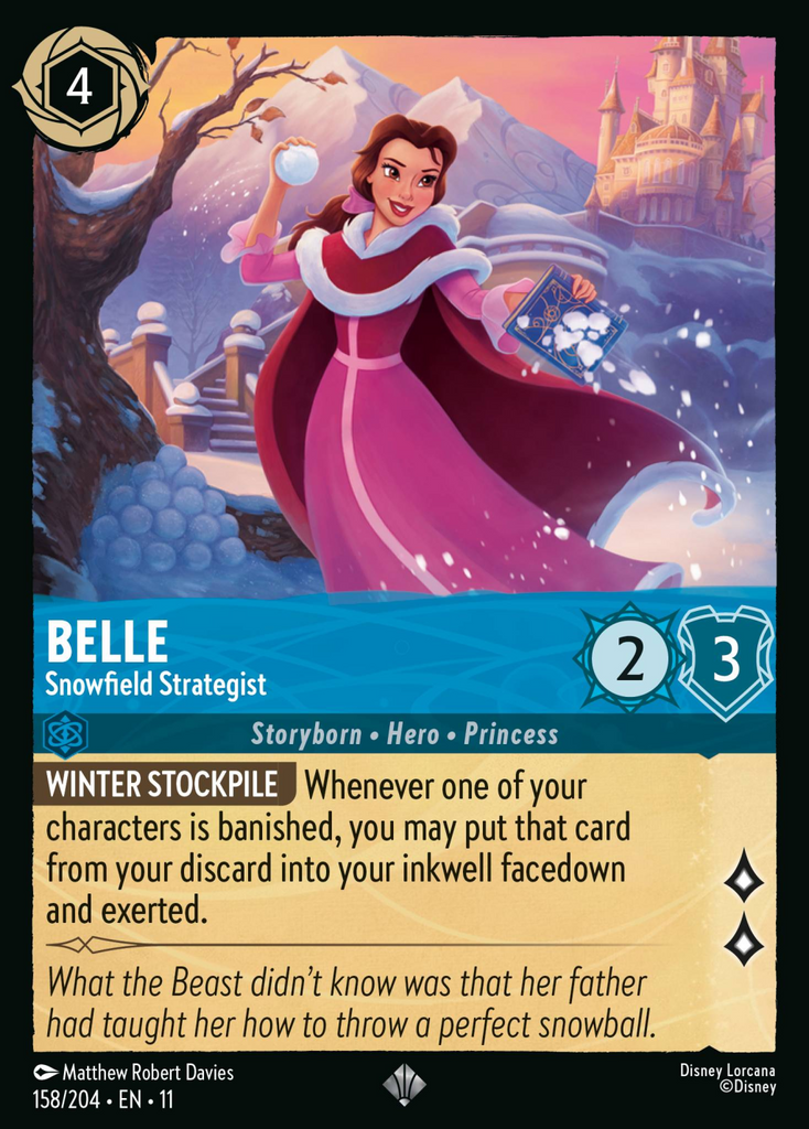 11WSP-158, SR, Belle - Snowfield Strategist (Foil)