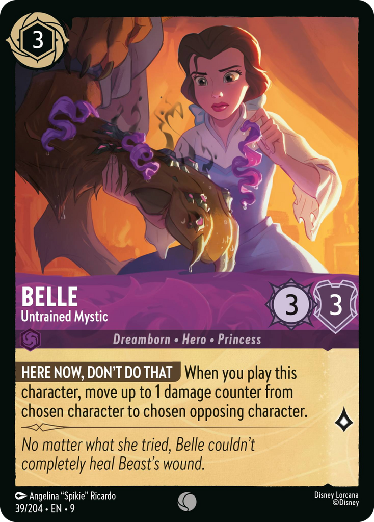 9FAB-039, C, Belle - Untrained Mystic (Foil)