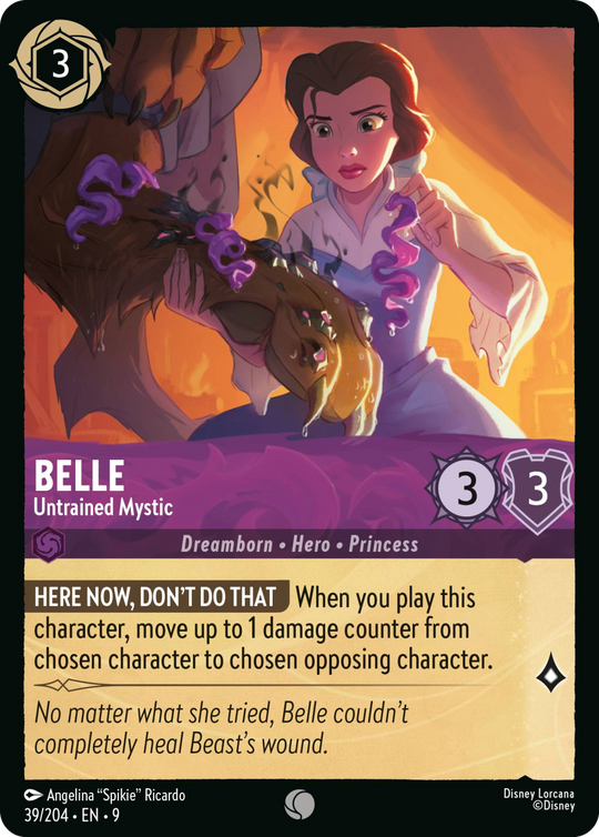 9FAB-039, C, Belle - Untrained Mystic (Foil)