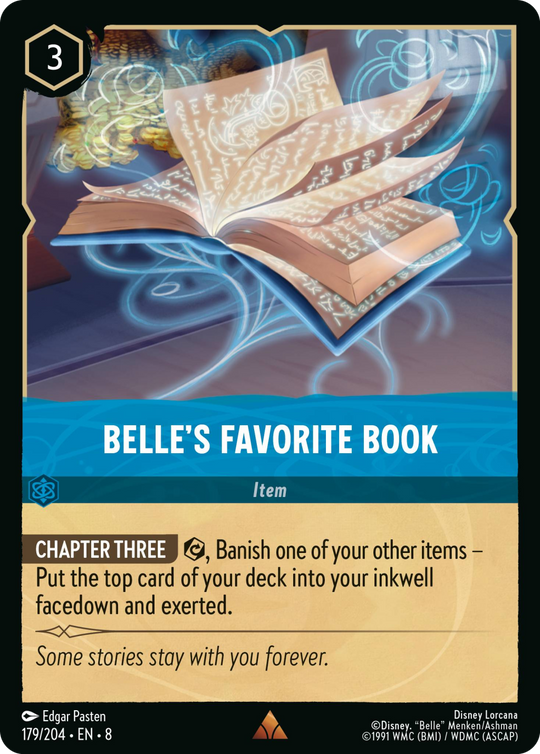 8ROF-179, R, Belle's Favorite Book (Foil)