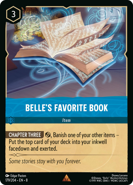8ROF-179, R, Belle's Favorite Book (Foil)
