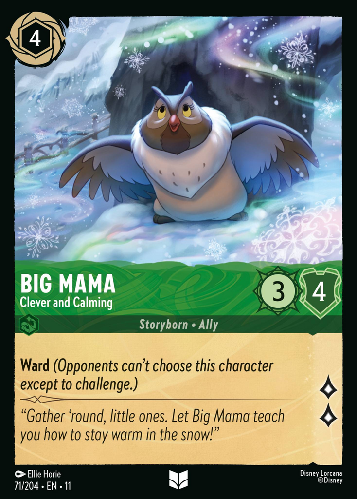 11WSP-071, UC, Big Mama - Clever and Calming
