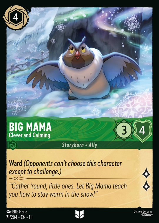 11WSP-071, UC, Big Mama - Clever and Calming