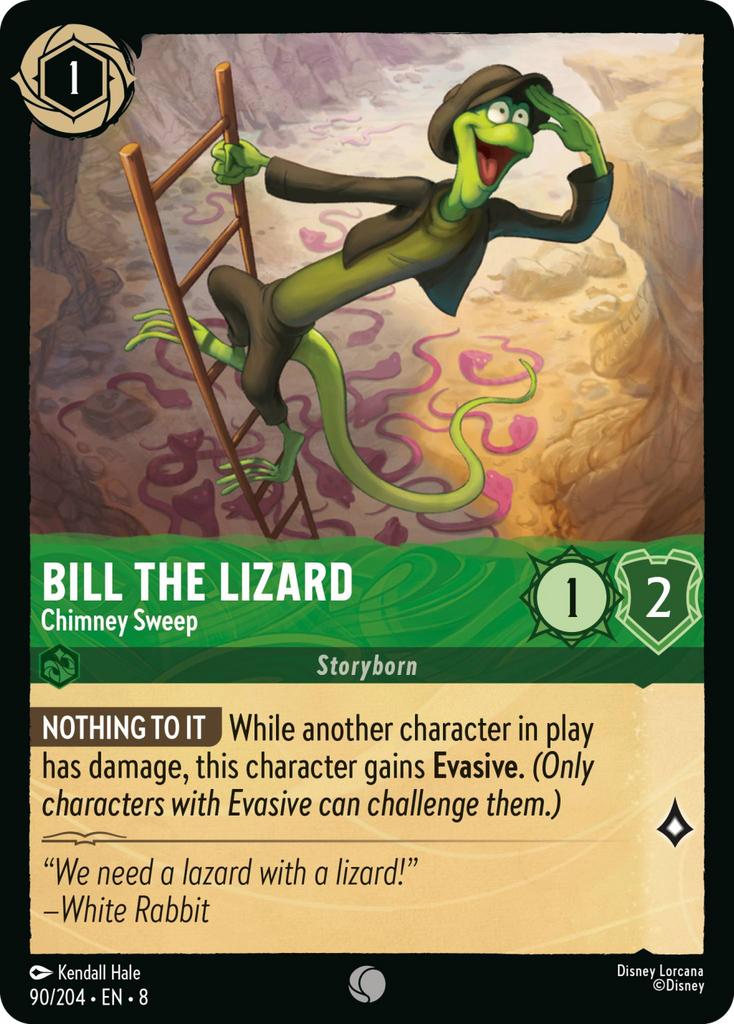 8ROF-090, C, Bill the Lizard - Chimney Sweep (Foil)