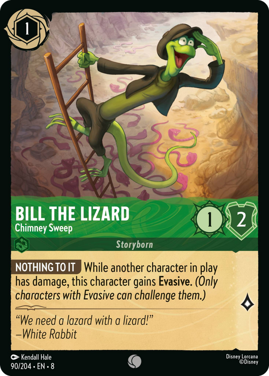 8ROF-090, C, Bill the Lizard - Chimney Sweep (Foil)