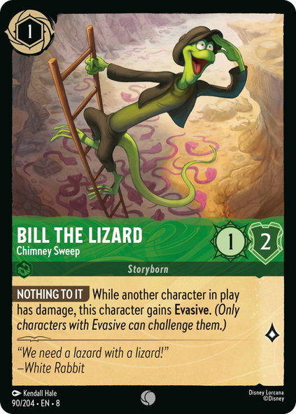 8ROF-090, C, Bill the Lizard - Chimney Sweep (Foil)