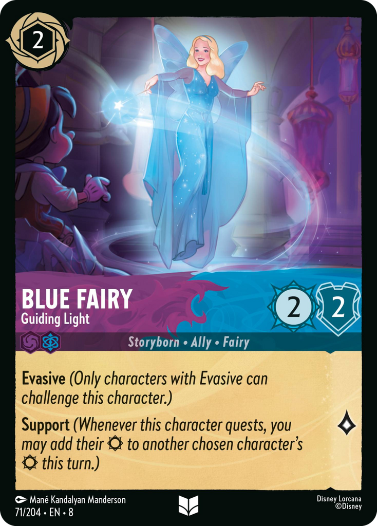 8ROF-071, UC, Blue Fairy - Guiding Light (Foil)