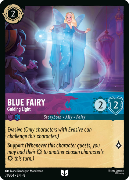 8ROF-071, UC, Blue Fairy - Guiding Light (Foil)
