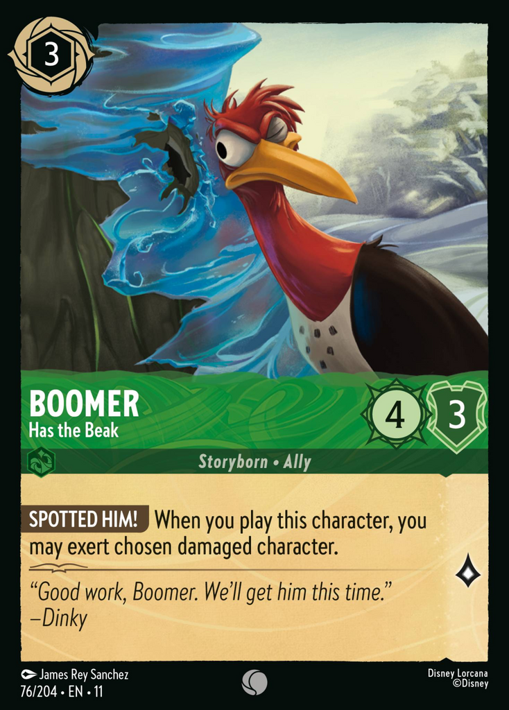 11WSP-076, C, Boomer - Has the Beak
