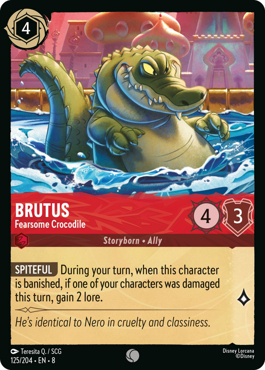 8ROF-125, C, Brutus - Fearsome Crocodile